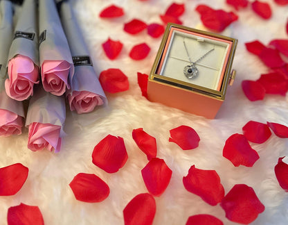 Single Authentic Pink Rose Box